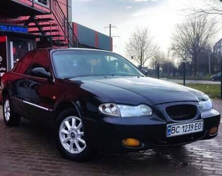 Черный Хендай Соната, объемом двигателя 2 л и пробегом 200 тыс. км за 1450 $, фото 4 на Automoto.ua