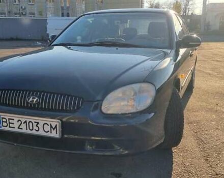 Черный Хендай Соната, объемом двигателя 2 л и пробегом 241 тыс. км за 2600 $, фото 6 на Automoto.ua