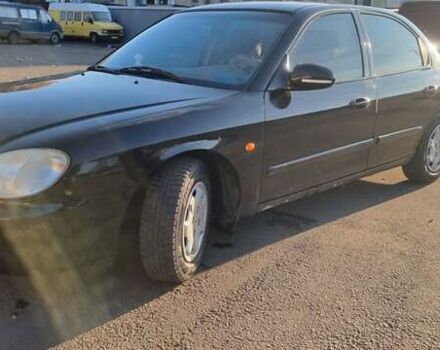 Черный Хендай Соната, объемом двигателя 2 л и пробегом 241 тыс. км за 2600 $, фото 5 на Automoto.ua