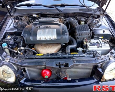 Черный Хендай Соната, объемом двигателя 2 л и пробегом 370 тыс. км за 4300 $, фото 4 на Automoto.ua