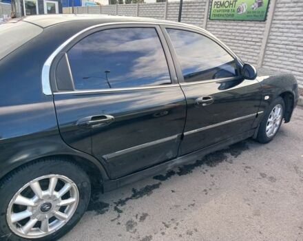 Черный Хендай Соната, объемом двигателя 2 л и пробегом 346 тыс. км за 3000 $, фото 2 на Automoto.ua