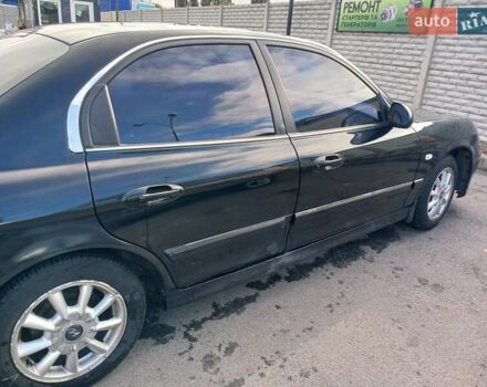 Черный Хендай Соната, объемом двигателя 2 л и пробегом 345 тыс. км за 2900 $, фото 3 на Automoto.ua