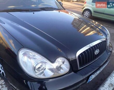 Черный Хендай Соната, объемом двигателя 2 л и пробегом 381 тыс. км за 3400 $, фото 12 на Automoto.ua