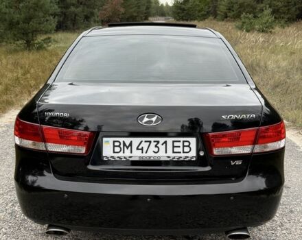 Черный Хендай Соната, объемом двигателя 3.3 л и пробегом 228 тыс. км за 5950 $, фото 7 на Automoto.ua