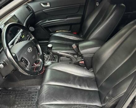 Черный Хендай Соната, объемом двигателя 2.4 л и пробегом 214 тыс. км за 7000 $, фото 11 на Automoto.ua