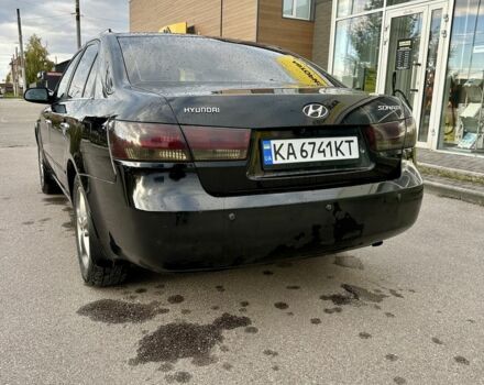 Чорний Хендай Соната, об'ємом двигуна 2.4 л та пробігом 270 тис. км за 4900 $, фото 9 на Automoto.ua