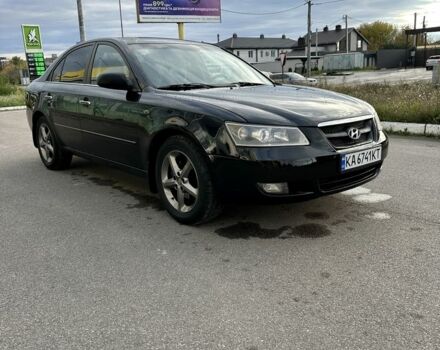 Чорний Хендай Соната, об'ємом двигуна 2.4 л та пробігом 270 тис. км за 4900 $, фото 14 на Automoto.ua