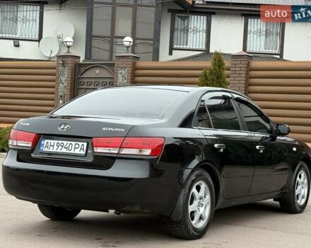 Черный Хендай Соната, объемом двигателя 2 л и пробегом 217 тыс. км за 6200 $, фото 29 на Automoto.ua