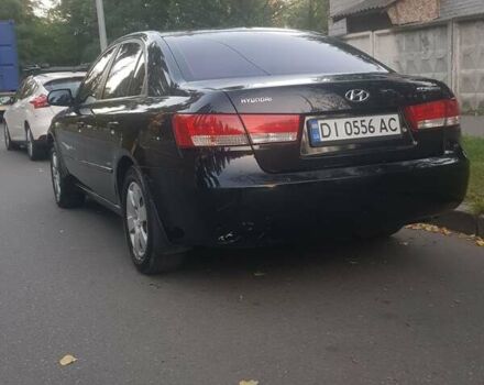 Черный Хендай Соната, объемом двигателя 2 л и пробегом 274 тыс. км за 5500 $, фото 1 на Automoto.ua