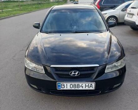 Черный Хендай Соната, объемом двигателя 2 л и пробегом 315 тыс. км за 4800 $, фото 8 на Automoto.ua