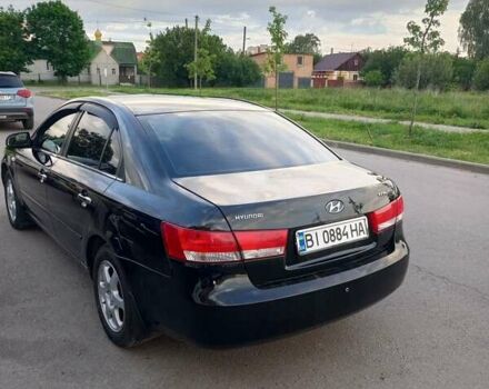 Черный Хендай Соната, объемом двигателя 2 л и пробегом 315 тыс. км за 4800 $, фото 6 на Automoto.ua