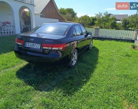 Чорний Хендай Соната, об'ємом двигуна 2 л та пробігом 240 тис. км за 5500 $, фото 1 на Automoto.ua