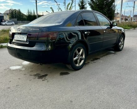 Чорний Хендай Соната, об'ємом двигуна 2.4 л та пробігом 270 тис. км за 4900 $, фото 12 на Automoto.ua