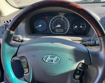 Черный Хендай Соната, объемом двигателя 2.36 л и пробегом 272 тыс. км за 5300 $, фото 14 на Automoto.ua