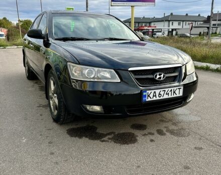 Чорний Хендай Соната, об'ємом двигуна 2.4 л та пробігом 270 тис. км за 4900 $, фото 15 на Automoto.ua