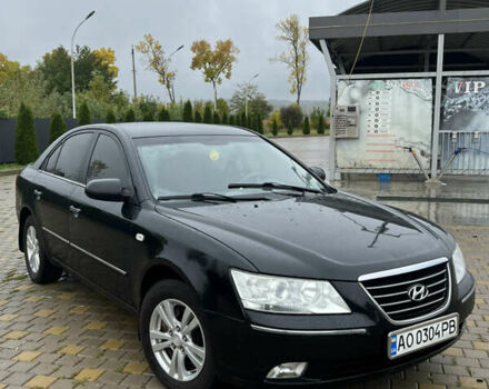 Чорний Хендай Соната, об'ємом двигуна 2 л та пробігом 281 тис. км за 5700 $, фото 4 на Automoto.ua