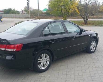 Чорний Хендай Соната, об'ємом двигуна 2 л та пробігом 216 тис. км за 6500 $, фото 3 на Automoto.ua