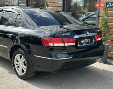 Черный Хендай Соната, объемом двигателя 2 л и пробегом 270 тыс. км за 5400 $, фото 11 на Automoto.ua
