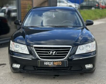 Черный Хендай Соната, объемом двигателя 2 л и пробегом 270 тыс. км за 5450 $, фото 3 на Automoto.ua