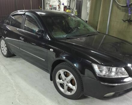 Черный Хендай Соната, объемом двигателя 2.4 л и пробегом 2 тыс. км за 3500 $, фото 4 на Automoto.ua