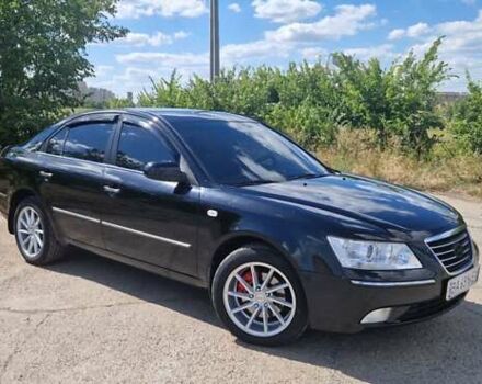 Черный Хендай Соната, объемом двигателя 2 л и пробегом 261 тыс. км за 7000 $, фото 9 на Automoto.ua