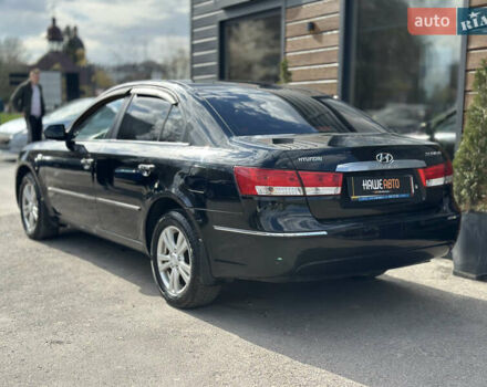 Черный Хендай Соната, объемом двигателя 2 л и пробегом 270 тыс. км за 5400 $, фото 10 на Automoto.ua
