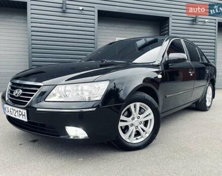 Черный Хендай Соната, объемом двигателя 2 л и пробегом 110 тыс. км за 9700 $, фото 13 на Automoto.ua