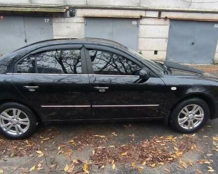 Черный Хендай Соната, объемом двигателя 2 л и пробегом 224 тыс. км за 6500 $, фото 7 на Automoto.ua