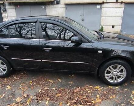 Черный Хендай Соната, объемом двигателя 2 л и пробегом 224 тыс. км за 6500 $, фото 3 на Automoto.ua
