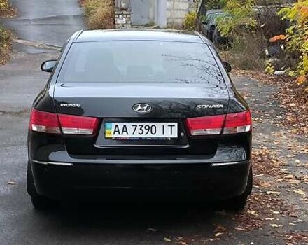 Черный Хендай Соната, объемом двигателя 2 л и пробегом 224 тыс. км за 6500 $, фото 1 на Automoto.ua