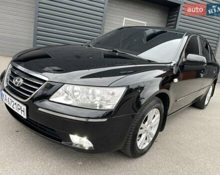 Черный Хендай Соната, объемом двигателя 2 л и пробегом 110 тыс. км за 9700 $, фото 3 на Automoto.ua
