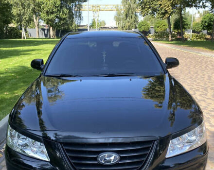 Черный Хендай Соната, объемом двигателя 2 л и пробегом 220 тыс. км за 6850 $, фото 10 на Automoto.ua