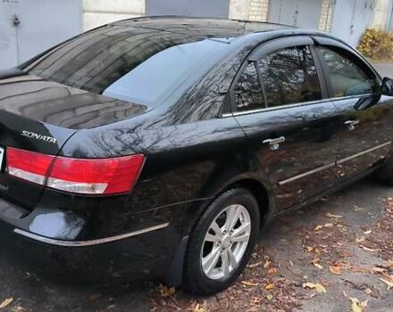 Черный Хендай Соната, объемом двигателя 2 л и пробегом 224 тыс. км за 6500 $, фото 2 на Automoto.ua