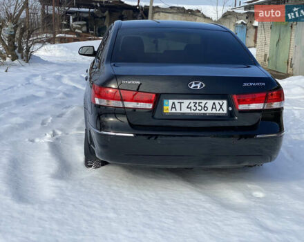 Черный Хендай Соната, объемом двигателя 2 л и пробегом 90 тыс. км за 9800 $, фото 2 на Automoto.ua