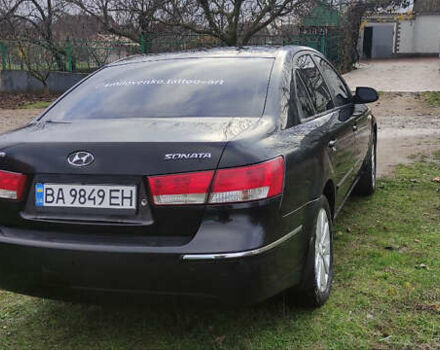 Черный Хендай Соната, объемом двигателя 2.4 л и пробегом 275 тыс. км за 6000 $, фото 5 на Automoto.ua
