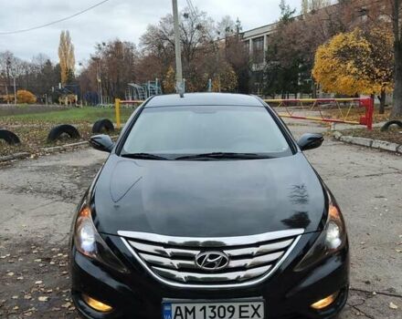 Черный Хендай Соната, объемом двигателя 2 л и пробегом 216 тыс. км за 7499 $, фото 3 на Automoto.ua