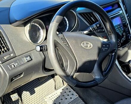 Черный Хендай Соната, объемом двигателя 2 л и пробегом 190 тыс. км за 7500 $, фото 9 на Automoto.ua