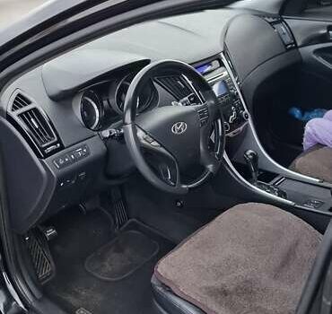 Чорний Хендай Соната, об'ємом двигуна 2.4 л та пробігом 208 тис. км за 8600 $, фото 2 на Automoto.ua