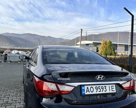 Черный Хендай Соната, объемом двигателя 2 л и пробегом 237 тыс. км за 7500 $, фото 3 на Automoto.ua