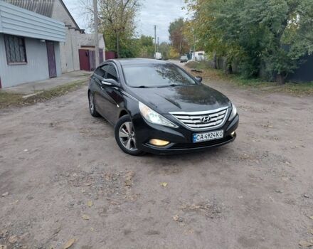 Черный Хендай Соната, объемом двигателя 2 л и пробегом 200 тыс. км за 7000 $, фото 8 на Automoto.ua