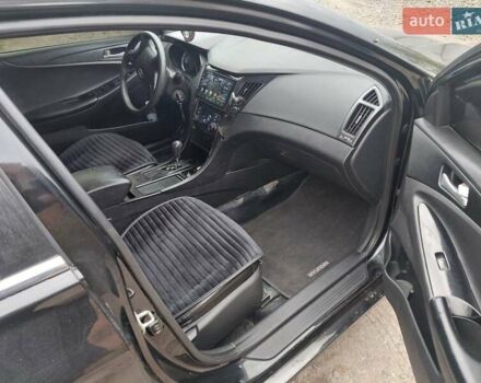 Черный Хендай Соната, объемом двигателя 2 л и пробегом 200 тыс. км за 7000 $, фото 6 на Automoto.ua