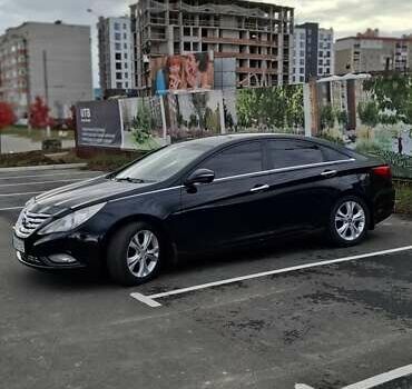 Чорний Хендай Соната, об'ємом двигуна 2.4 л та пробігом 208 тис. км за 8600 $, фото 7 на Automoto.ua