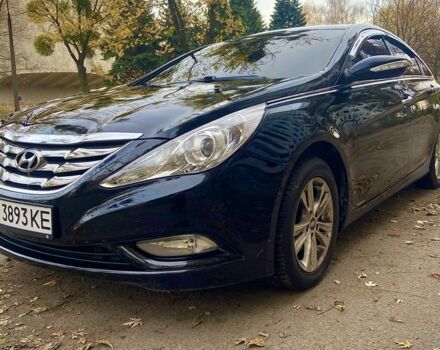 Чорний Хендай Соната, об'ємом двигуна 2 л та пробігом 350 тис. км за 7700 $, фото 1 на Automoto.ua