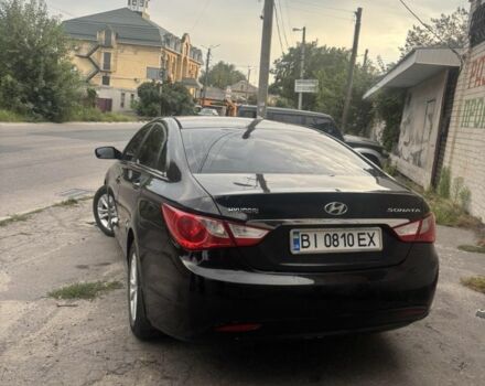 Черный Хендай Соната, объемом двигателя 2 л и пробегом 170 тыс. км за 6100 $, фото 5 на Automoto.ua
