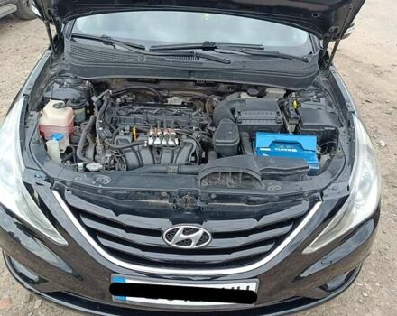 Черный Хендай Соната, объемом двигателя 2 л и пробегом 350 тыс. км за 7500 $, фото 4 на Automoto.ua