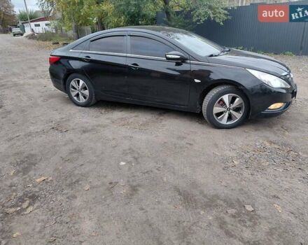 Черный Хендай Соната, объемом двигателя 2 л и пробегом 200 тыс. км за 7000 $, фото 10 на Automoto.ua