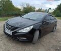 Черный Хендай Соната, объемом двигателя 2 л и пробегом 350 тыс. км за 7500 $, фото 1 на Automoto.ua