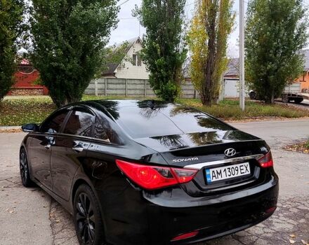 Чорний Хендай Соната, об'ємом двигуна 2 л та пробігом 216 тис. км за 7650 $, фото 6 на Automoto.ua