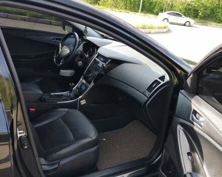 Черный Хендай Соната, объемом двигателя 2 л и пробегом 216 тыс. км за 7499 $, фото 8 на Automoto.ua