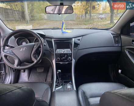 Черный Хендай Соната, объемом двигателя 2 л и пробегом 330 тыс. км за 7400 $, фото 10 на Automoto.ua